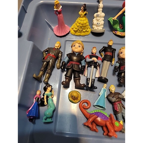 DISNEY Huge Lot Disney Princess Figures Mini Dolls Cake Toppers Lot - Picture 2 of 16
